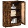 Engineered wood bookcase in smoked oak, 82.5x30.5x115 cm by , Bookcases and shelves - Ref: Foro24-833786, Price: 83,97 €, Dis...