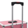 Pink aluminum makeup trolley case by vidaXL, toiletry bags - Ref: Foro24-91820, Price: 112,97 €, Discount: %