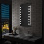 Espejo de pared de baño con LED 60x100 cm de vidaXL, Espejos - Ref: Foro24-144701, Precio: 69,28 €, Descuento: %