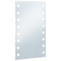 Espejo de pared de baño con LED 60x100 cm de vidaXL, Espejos - Ref: Foro24-144701, Precio: 69,28 €, Descuento: %