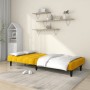 Yellow velvet 2-seater sofa bed by , Sofas - Ref: Foro24-375845, Price: 218,88 €, Discount: %