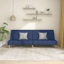 Two-seater blue fabric sofa bed by , Sofas - Ref: Foro24-375830, Price: 200,47 €, Discount: %