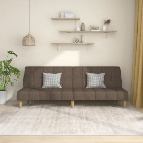 Two-seater sofa bed in gray taupe fabric by , Sofas - Ref: Foro24-375832, Price: 223,06 €, Discount: %