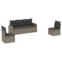 Set Gartensofas mit Kissen 5 Stück synthetisches Rattangrau von , Gartensets - Ref: Foro24-3218780, Preis: 311,12 €, Rabatt: %