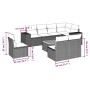 8-piece garden sofa set with black synthetic rattan cushions by , Garden sets - Ref: Foro24-3225482, Price: 576,09 €, Discoun...