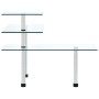 Corner kitchen shelf 3 levels tempered glass by vidaXL, spice racks - Ref: Foro24-249502, Price: 23,64 €, Discount: %