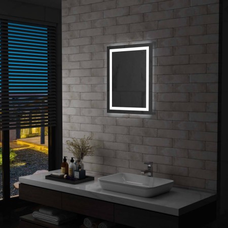 Bathroom mirror with LED and touch sensor 50x60 cm by vidaXL, Mirrors - Ref: Foro24-144729, Price: 101,41 €, Discount: %