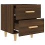 Bedside tables 2 units brown oak 40x35x47.5 cm by vidaXL, Nightstands - Ref: Foro24-817290, Price: 67,32 €, Discount: %