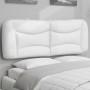 White synthetic leather padded bed headboard 140 cm by , Headboards and footboards - Ref: Foro24-374584, Price: 75,79 €, Disc...