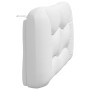 Cabecero de cama acolchado cuero sintético blanco 140 cm de , Cabeceros y pies de cama - Ref: Foro24-374584, Precio: 79,81 €,...