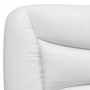 White synthetic leather padded bed headboard 140 cm by , Headboards and footboards - Ref: Foro24-374584, Price: 75,79 €, Disc...