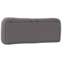 Cabecero de cama acolchado cuero sintético gris 140 cm de , Cabeceros y pies de cama - Ref: Foro24-374586, Precio: 75,65 €, D...