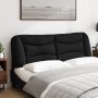 Padded black fabric headboard 160 cm by , Headboards and footboards - Ref: Foro24-374590, Price: 79,47 €, Discount: %