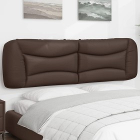 Cabecero de cama acolchado cuero sintético marrón 180 cm de , Cabeceros y pies de cama - Ref: Foro24-374609, Precio: 86,99 €,...