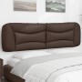 Brown synthetic leather padded bed headboard 180 cm by , Headboards and footboards - Ref: Foro24-374609, Price: 86,38 €, Disc...