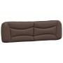 Brown synthetic leather padded bed headboard 180 cm by , Headboards and footboards - Ref: Foro24-374609, Price: 86,38 €, Disc...