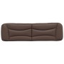 Brown synthetic leather padded bed headboard 180 cm by , Headboards and footboards - Ref: Foro24-374609, Price: 86,38 €, Disc...