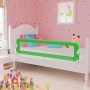 Barandilla de seguridad cama de niño poliéster verde 120x42 cm de vidaXL, Barandillas de seguridad - Ref: Foro24-10168, Preci...