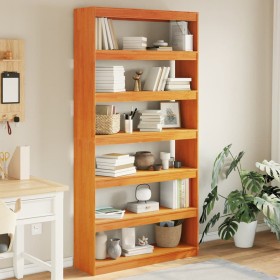 Solid pine wood shelf/divider 100x30x199.5 cm by , Bookcases and shelves - Ref: Foro24-844136, Price: 196,23 €, Discount: %