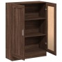 Armario de madera de ingeniería roble oscuro 82,5x30,5x115 cm de , Librerías y estanterías - Ref: Foro24-833788, Precio: 84,9...