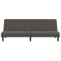 Dark gray velvet 2-seater sofa bed by , Sofas - Ref: Foro24-375842, Price: 227,01 €, Discount: %