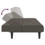 Dark gray velvet 2-seater sofa bed by , Sofas - Ref: Foro24-375842, Price: 227,01 €, Discount: %