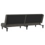 Dark gray velvet 2-seater sofa bed by , Sofas - Ref: Foro24-375842, Price: 227,01 €, Discount: %