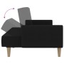 2 seater black fabric sofa bed by , Sofas - Ref: Foro24-375854, Price: 245,94 €, Discount: %