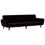 2 seater black velvet sofa bed by , Sofas - Ref: Foro24-375863, Price: 241,99 €, Discount: %