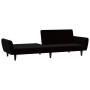 2-Sitzer-Schlafsofa aus schwarzem Samt von , Sofas - Ref: Foro24-375863, Preis: 244,54 €, Rabatt: %