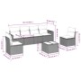 7-teiliges Gartensofa-Set und beige synthetische Rattankissen von , Gartensets - Ref: Foro24-3218808, Preis: 519,82 €, Rabatt: %