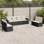 8-piece garden sofa set and black synthetic rattan cushions by , Garden sets - Ref: Foro24-3218836, Price: 467,74 €, Discount: %