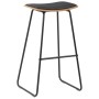 Kitchen stools 2 units black synthetic leather by vidaXL, Kitchen stools - Ref: Foro24-280078, Price: 150,40 €, Discount: %