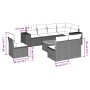 9-teiliges Gartensofa-Set mit beigen synthetischen Rattankissen von , Gartensets - Ref: Foro24-3225485, Preis: 588,99 €, Raba...