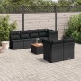 8-teiliges Gartensofa-Set und schwarze synthetische Rattankissen von , Gartensets - Ref: Foro24-3223514, Preis: 485,65 €, Rab...