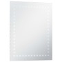 Espejo de pared de baño con LED 50x60 cm de vidaXL, Espejos - Ref: Foro24-144711, Precio: 64,38 €, Descuento: %