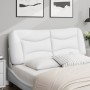 Cabecero de cama acolchado cuero sintético blanco 120 cm de , Cabeceros y pies de cama - Ref: Foro24-374569, Precio: 63,42 €,...