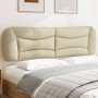 Cabecero de cama acolchado tela crema 180 cm de , Cabeceros y pies de cama - Ref: Foro24-374605, Precio: 91,17 €, Descuento: %