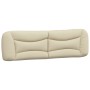 Padded headboard in cream fabric 180 cm by , Headboards and footboards - Ref: Foro24-374605, Price: 91,17 €, Discount: %