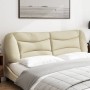 Padded headboard in cream fabric 180 cm by , Headboards and footboards - Ref: Foro24-374605, Price: 91,17 €, Discount: %