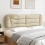 Padded headboard in cream fabric 180 cm by , Headboards and footboards - Ref: Foro24-374605, Price: 91,17 €, Discount: %