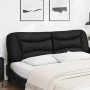 Black synthetic leather padded bed headboard 180 cm by , Headboards and footboards - Ref: Foro24-374607, Price: 84,99 €, Disc...