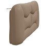 Cappuccino synthetic leather padded bed headboard 180 cm by , Headboards and footboards - Ref: Foro24-374611, Price: 86,24 €,...