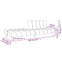 Pink velvet 2-seater sofa bed by , Sofas - Ref: Foro24-375767, Price: 225,62 €, Discount: %