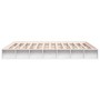 Estructura de cama de madera maciza de pino blanco 200x200 cm de , Camas y somieres - Ref: Foro24-3211837, Precio: 270,06 €, ...