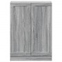 Sonoma Gray Engineered Wood Wardrobe 82.5x30.5x115 cm by , Bookcases and shelves - Ref: Foro24-833787, Price: 84,97 €, Discou...