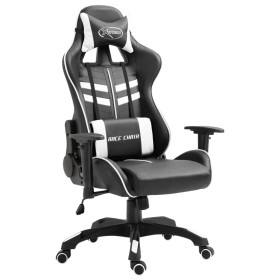 Silla de gaming de cuero sintético blanco de vidaXL, Sillones para videojuegos - Ref: Foro24-20197, Precio: 171,18 €, Descuen...