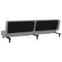 2-Sitzer-Schlafsofa aus hellgrauem Samt von , Sofas - Ref: Foro24-375763, Preis: 229,82 €, Rabatt: %