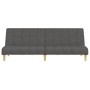 Sofá cama de 2 plazas tela gris oscuro de , Sofás - Ref: Foro24-375827, Precio: 223,99 €, Descuento: %