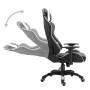 Silla de gaming de cuero sintético blanco de vidaXL, Sillones para videojuegos - Ref: Foro24-20197, Precio: 171,18 €, Descuen...